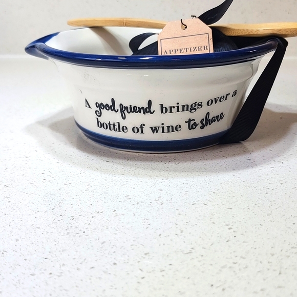 Appetizer Bowl and spoon. New in box - Picture 3 of 5